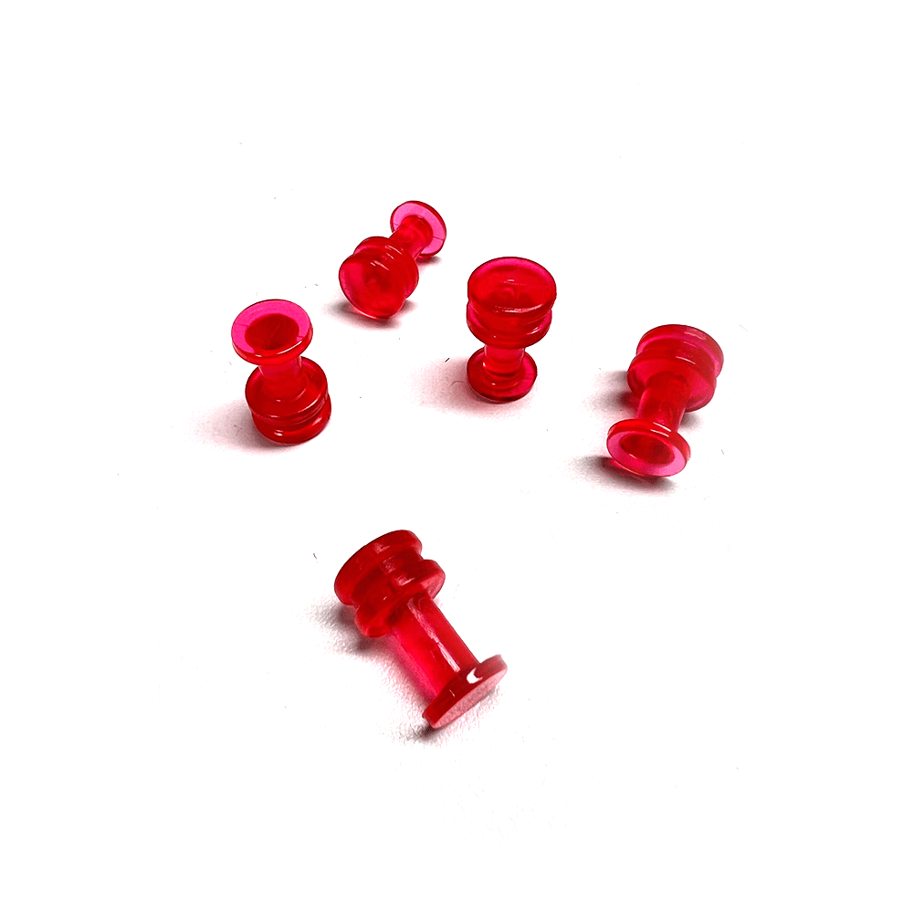 Anson Dead on Dent Pink Snapper Tabs 11mm - Image 2