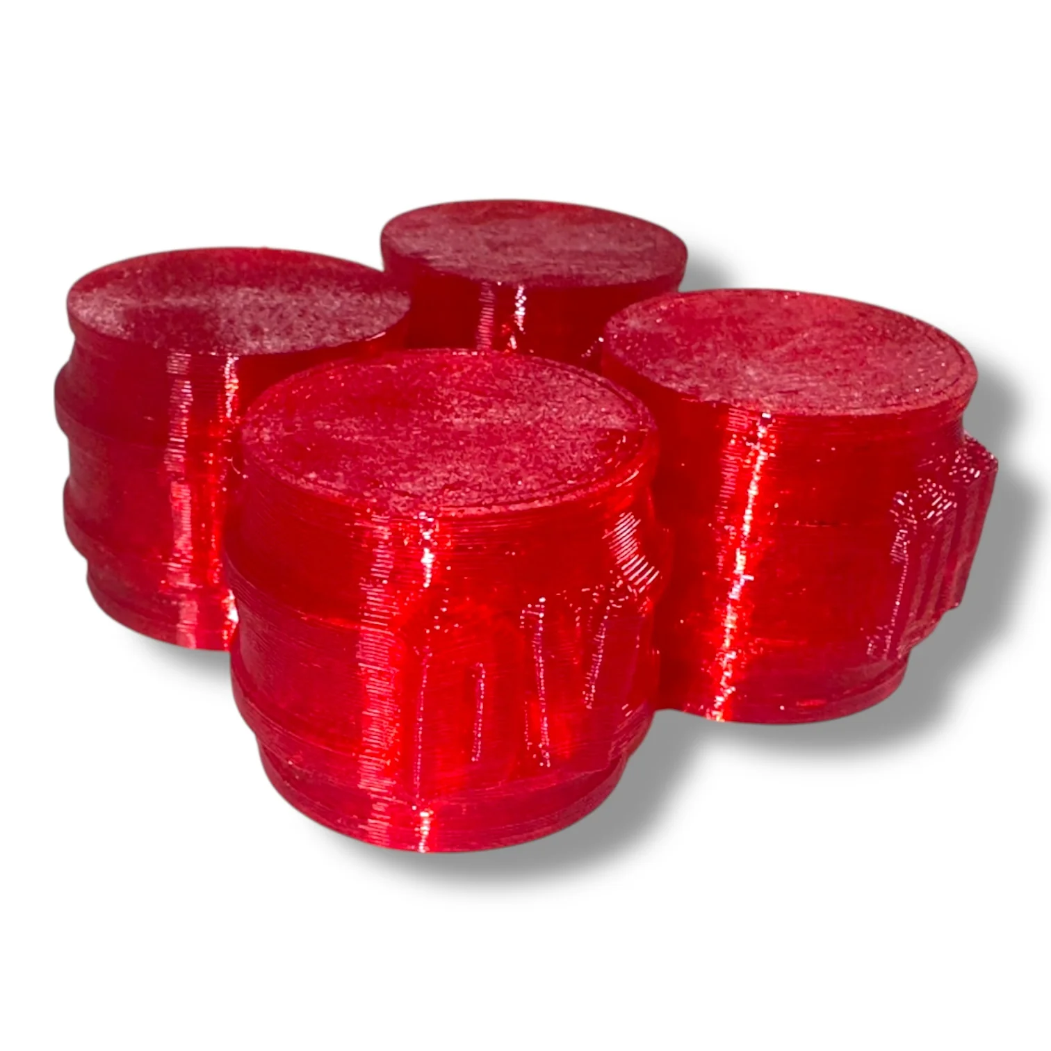 Anson Dent Vision Hood Stand Arm Caps Red