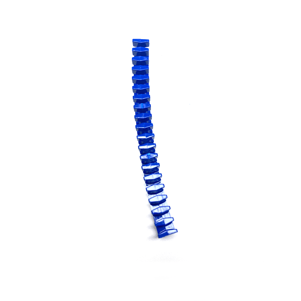 KECO CENTIPEDE CURVED 12.5 MM BLUE FLEXIBLE SMOOTH GLUE TAB 6" - Image 3