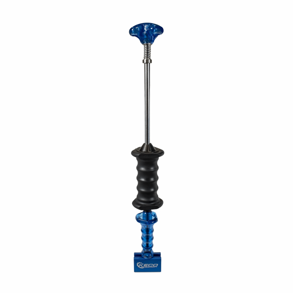 KECO 2.5 POUND BLACK STEEL SLIDE HAMMER WITH 2 ADAPTERS - Image 3