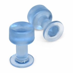 KECO BLACK ICE 12 MM SMOOTH ROUND GLUE TAB ( 5 PACK )