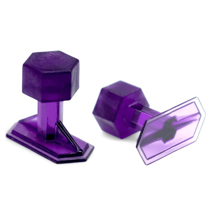 Keco Crease Reaper Dead Center 12mm x 25mm Purple Hex Tabs 5 Pack