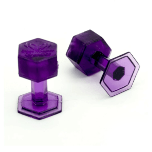 Keco Dent Reaper Dead Center 16 mm Purple Hex Tabs ( 10 Tabs)