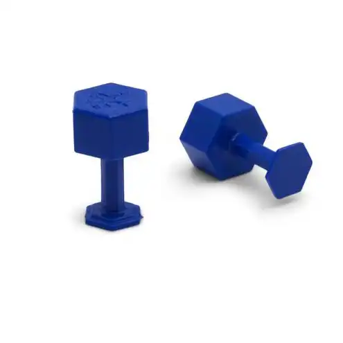 Keco Dent Reaper Dead Center 10mm Blue Hex tabs (10 Tabs)