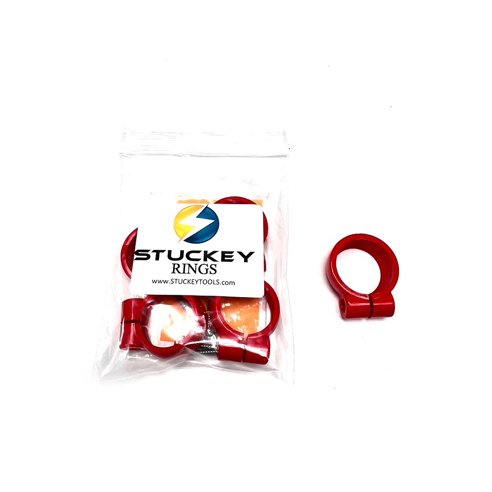 Stuckey Tension Rings 5 Pack Red