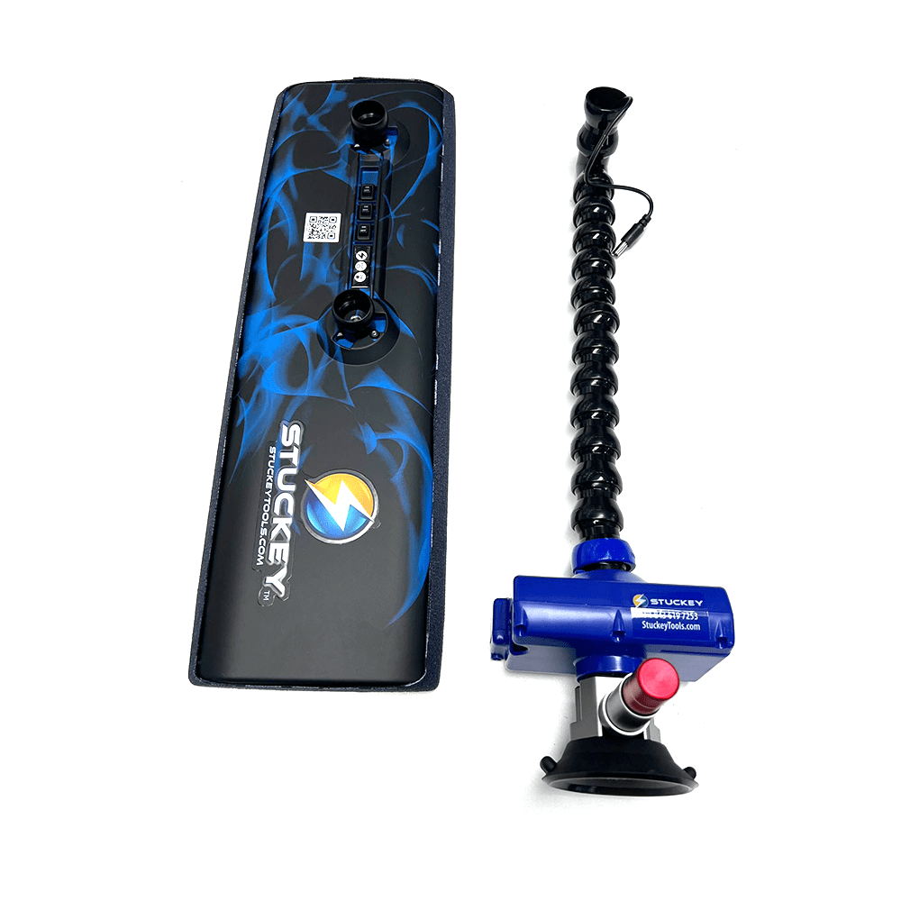 Stuckey 18 inch Hydro Dip Cordless PDR Led Light Blue Flame