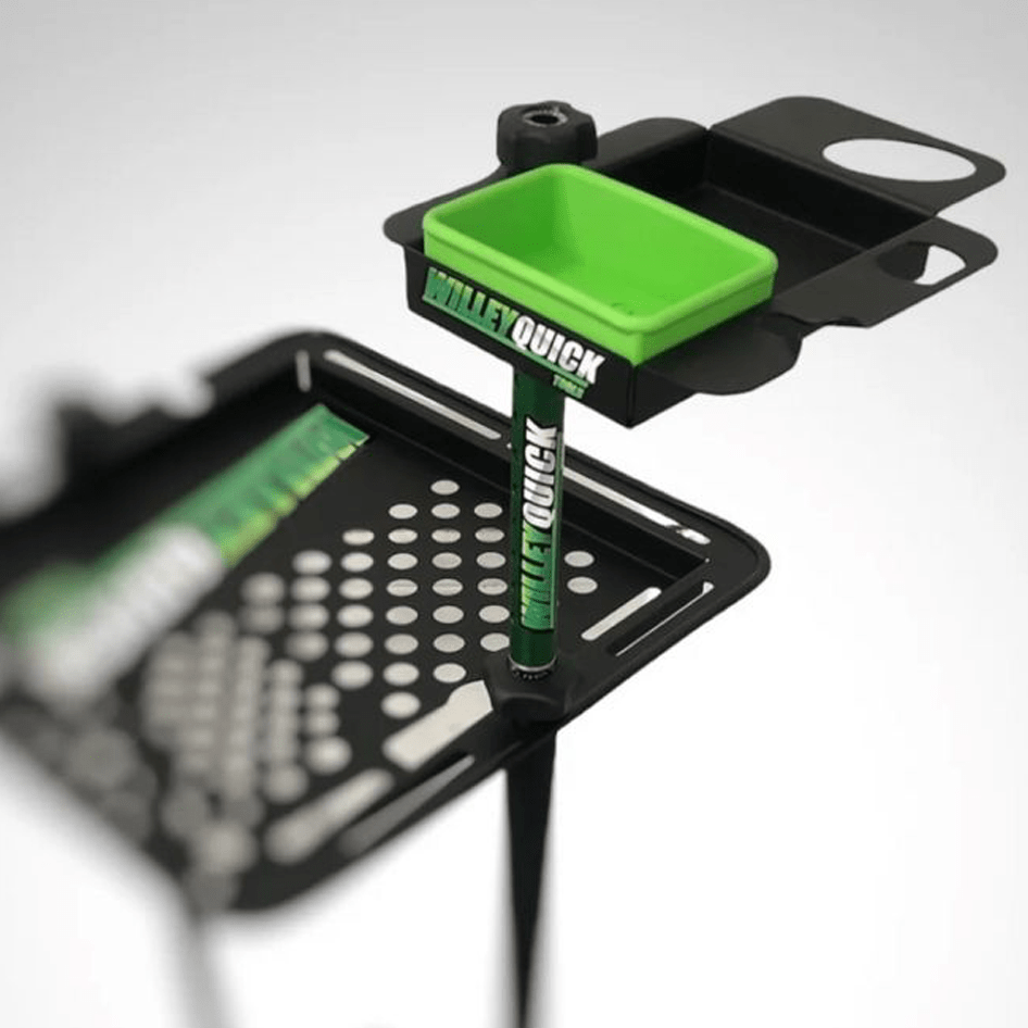 Willey Quick Tool Cart Glue Tray Black / Green