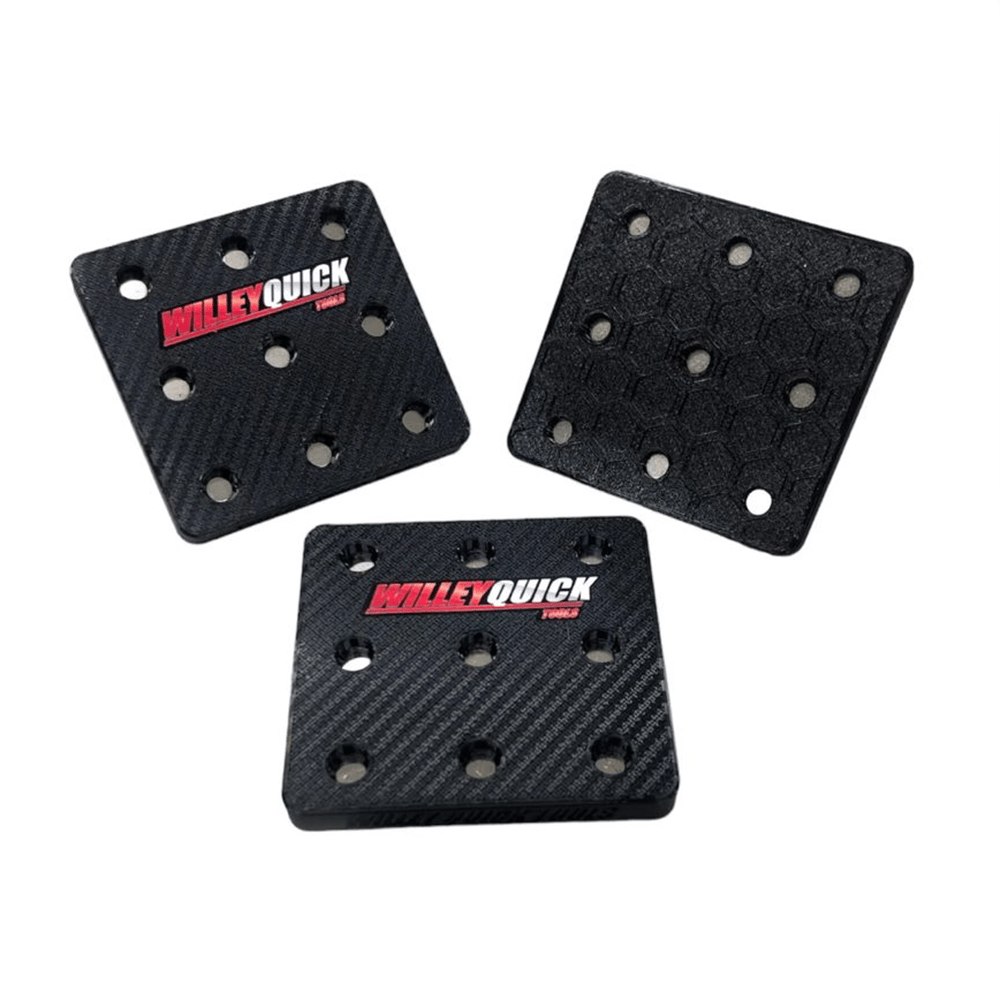 Willey Quick Red Magnetic Carbon Tooltip Holder Square